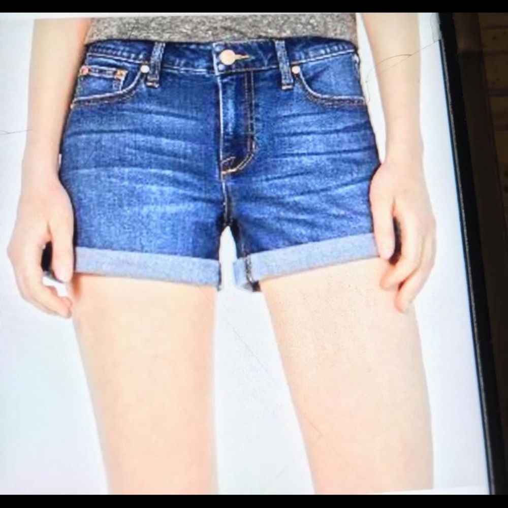 Celebrity Pink Blue Denim Short Size 0 (Junior)
